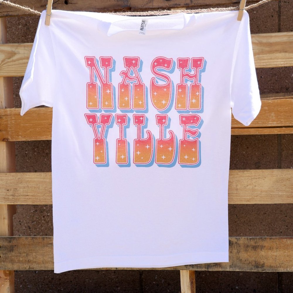 Nashville Country Music Concert Bachelorette Girls Trip Tour Western Graphic Tee